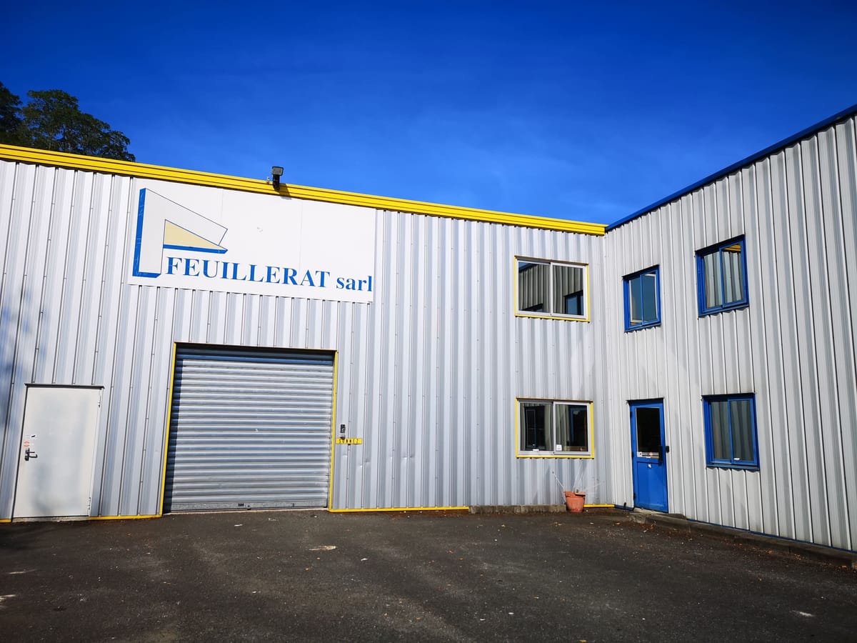 Locaux de l'entreprise Feuillerat à Saint-Médard-en-Jalles, rue Pierre Ramond